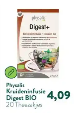 Holland & Barrett Physalis Digest+ Biokruideninfusie + Infusion bio aanbieding