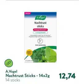 Holland & Barrett A.Vogel Nachtrust Sticks aanbieding