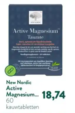 Holland & Barrett New Nordic Active Magnesium Taurate aanbieding