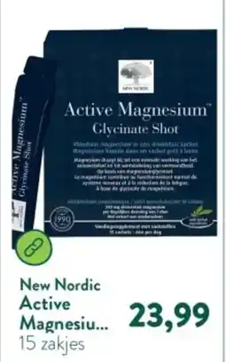 Holland & Barrett New Nordic Active Magnesium Glycinate Shot aanbieding