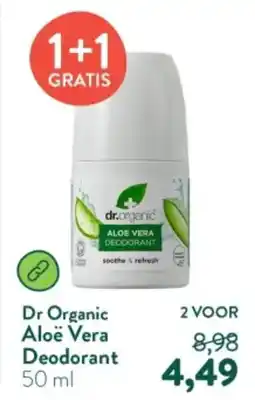 Holland & Barrett Dr Organic Aloë Vera Deodorant aanbieding