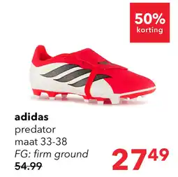 Scapino Adidas Predator Club MG kinder voetbalschoenen aanbieding
