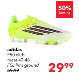 Scapino Adidas F50 Club MG heren voetbalschoenen geel aanbieding