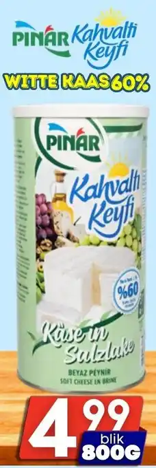 Pinar kahvalti keyfi witte kaas 60%
