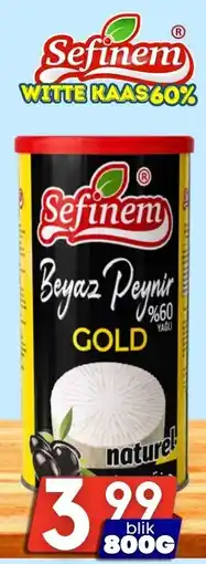 Özbaktat Supermarkt Sefinem witte kaas 60% aanbieding