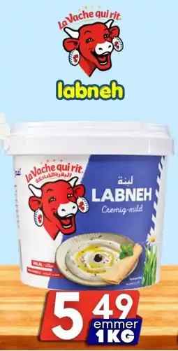 Özbaktat Supermarkt La Vache qui rit Labneh aanbieding