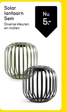 Leen Bakker Bekijk solar lantaarn Sem[link] aanbieding