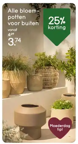 Leen Bakker Bekijk alle bloempotten voor buiten [link] aanbieding