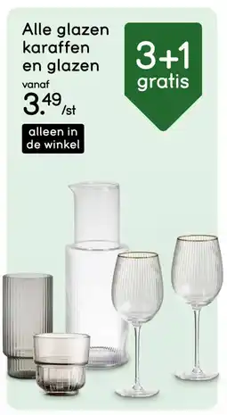 Leen Bakker Bekijk alle glazen karaffen en glazen [link] aanbieding