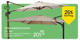 Leen Bakker Bekijk alle zweefparasols [link] aanbieding