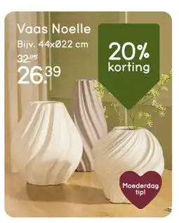 Leen Bakker Bekijk vaas Noelle [link] aanbieding