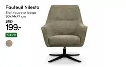 Leen Bakker Bekijk fauteuil Nilesto [link] aanbieding
