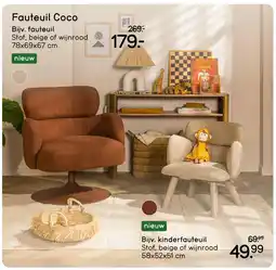 Leen Bakker Bekijk fauteuil Coco[link] aanbieding