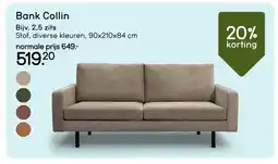 Leen Bakker Bekijk bank Collin [link] aanbieding
