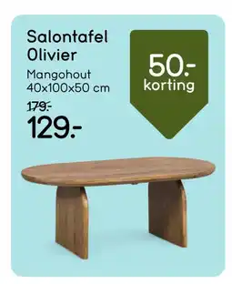 Leen Bakker Bekijk salontafel Olivier [link] aanbieding