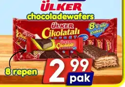 Özbaktat Supermarkt Ülker chocoladewafers aanbieding