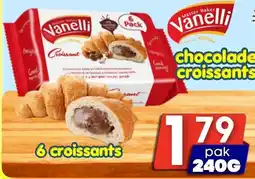 Özbaktat Supermarkt Vanelli chocolade croissants aanbieding