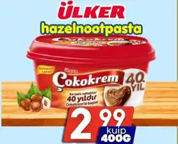 Özbaktat Supermarkt Ülker hazelnootpasta aanbieding