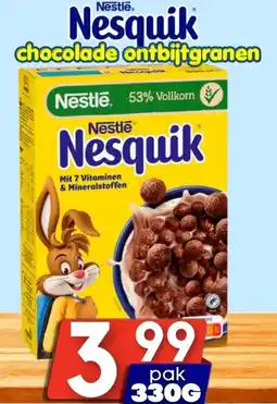 Özbaktat Supermarkt Nestle Nesquik chocolade ontbijtgranen aanbieding
