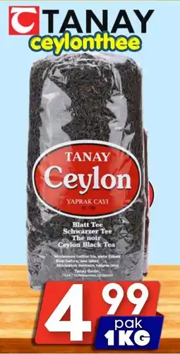 Özbaktat Supermarkt Tanay ceylonthee aanbieding