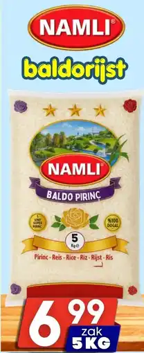 Özbaktat Supermarkt Namli baldorijst aanbieding