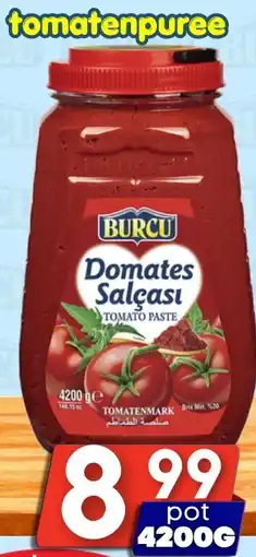 Özbaktat Supermarkt Burcu tomatenpuree aanbieding