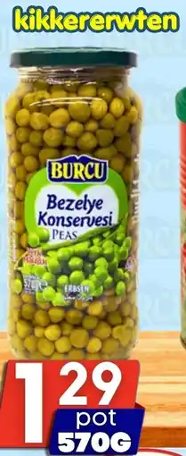 Özbaktat Supermarkt Burcu kikkererwten aanbieding