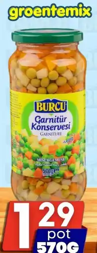 Özbaktat Supermarkt Burcu groentemix aanbieding