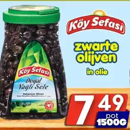 Özbaktat Supermarkt Köy Sefasi zwarte olijven in olie aanbieding