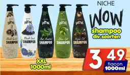 Özbaktat Supermarkt Niche wow shampoo aanbieding