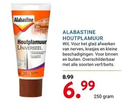 Kluswijs Alabastine houtplamuur aanbieding