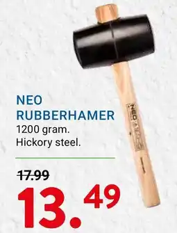 Kluswijs Neo rubberhamer aanbieding