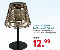 Kluswijs Countryfield tafellamp solar aanbieding