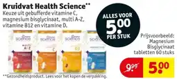 Kruidvat Kruidvat Health Science aanbieding