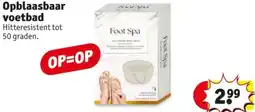 Kruidvat Opblaasbaar voetbad aanbieding