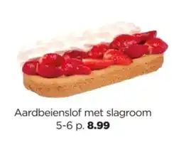Jumbo Aardbeienslof met slagroom aanbieding