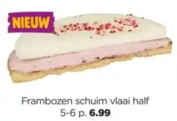 Jumbo Frambozen schuim vlaai half aanbieding