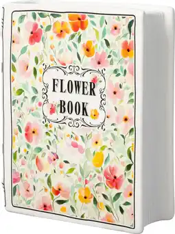 Intratuin Intratuin vaas Boek Flower Book wit 16 x 6,2 x 19,8 cm aanbieding