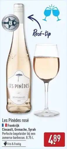 ALDI Les Pinèdes Rosé aanbieding