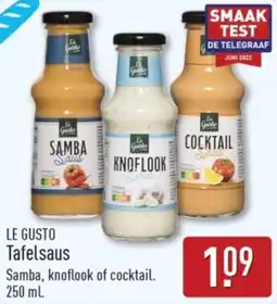 ALDI Le Gusto Tafelsaus aanbieding