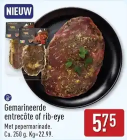 ALDI Gemarineerde Entrecôte of rib eye aanbieding