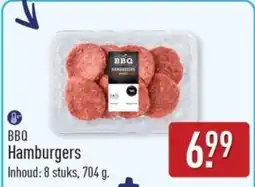 ALDI BBQ Hamburgers aanbieding