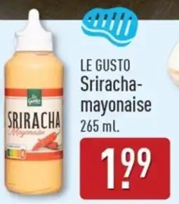 ALDI Le Gusto Sriracha Mayonaise aanbieding