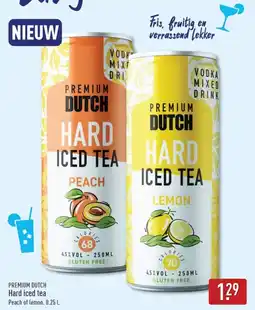 ALDI Premium Dutch Hard iced tea aanbieding