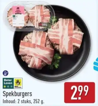 ALDI Spekburgers aanbieding