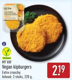 ALDI Vegan kipburgers aanbieding