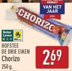 ALDI Hofstee de drie eiken Chorizo aanbieding