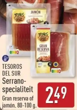 ALDI Tesoros Del Sur Serrano Specialiteit aanbieding