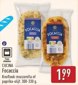 ALDI Cucina Focaccia aanbieding