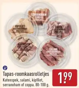 ALDI Tapas Roomkaasrolletjes aanbieding